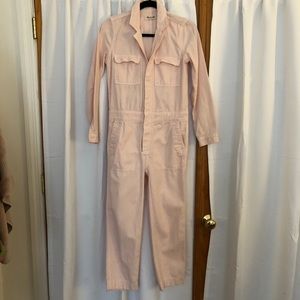 Madewell Light Pink Coveralls
